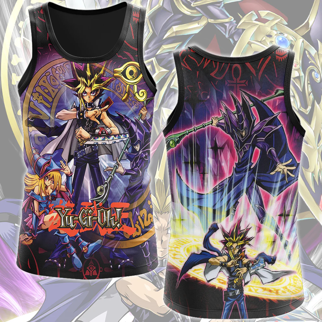 Yu-Gi-Oh! Dark Magician Video Game All Over Printed T-shirt Tank Top Zip Hoodie Pullover Hoodie Hawaiian Shirt Beach Shorts Joggers - Image 4