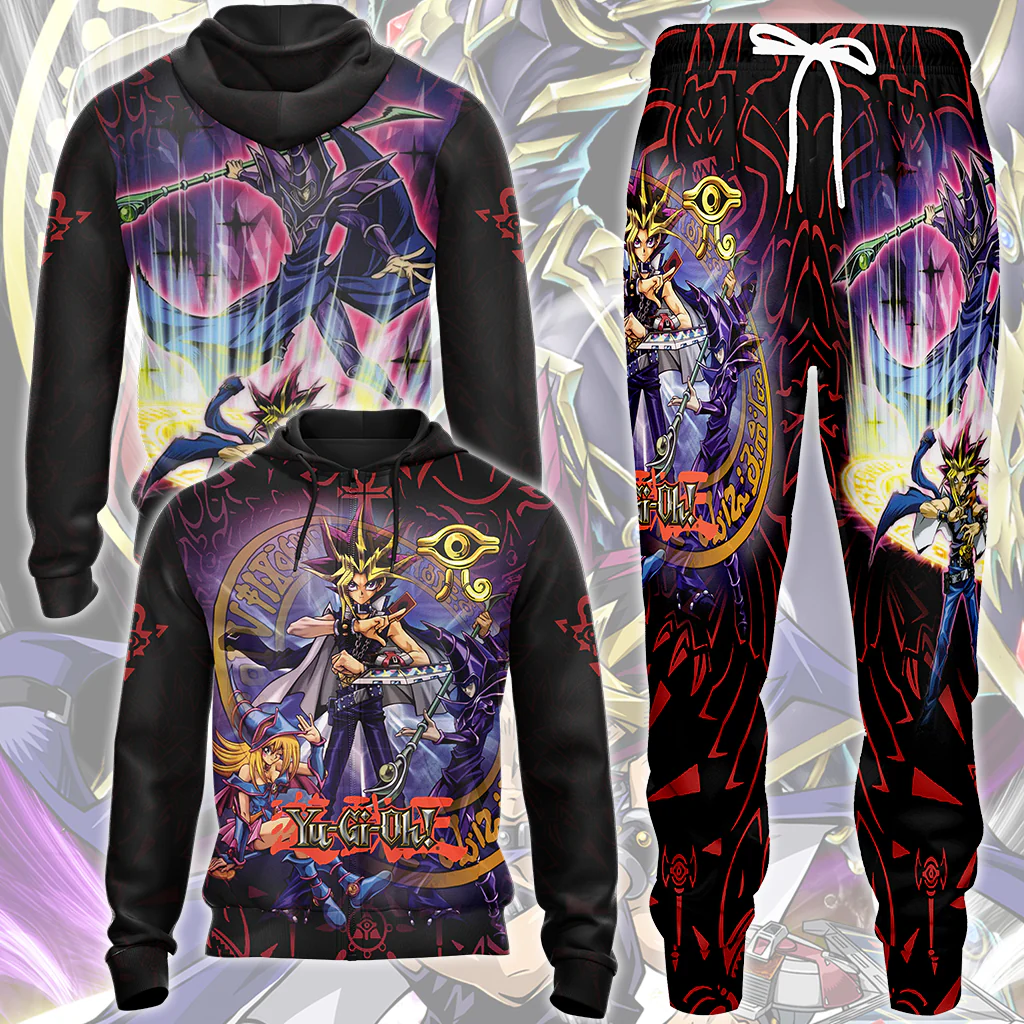 Yu-Gi-Oh! Dark Magician Video Game All Over Printed T-shirt Tank Top Zip Hoodie Pullover Hoodie Hawaiian Shirt Beach Shorts Joggers - Image 9