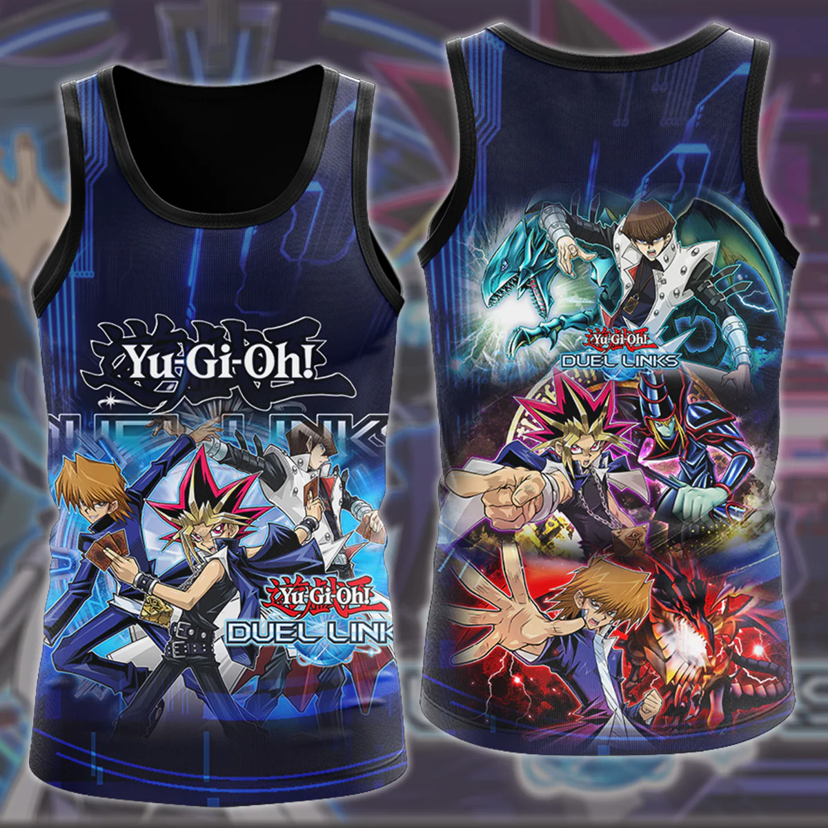 Yu-Gi-Oh! Duel Links Video Game All Over Printed T-shirt Tank Top Zip Hoodie Pullover Hoodie Hawaiian Shirt Beach Shorts Joggers - Image 4