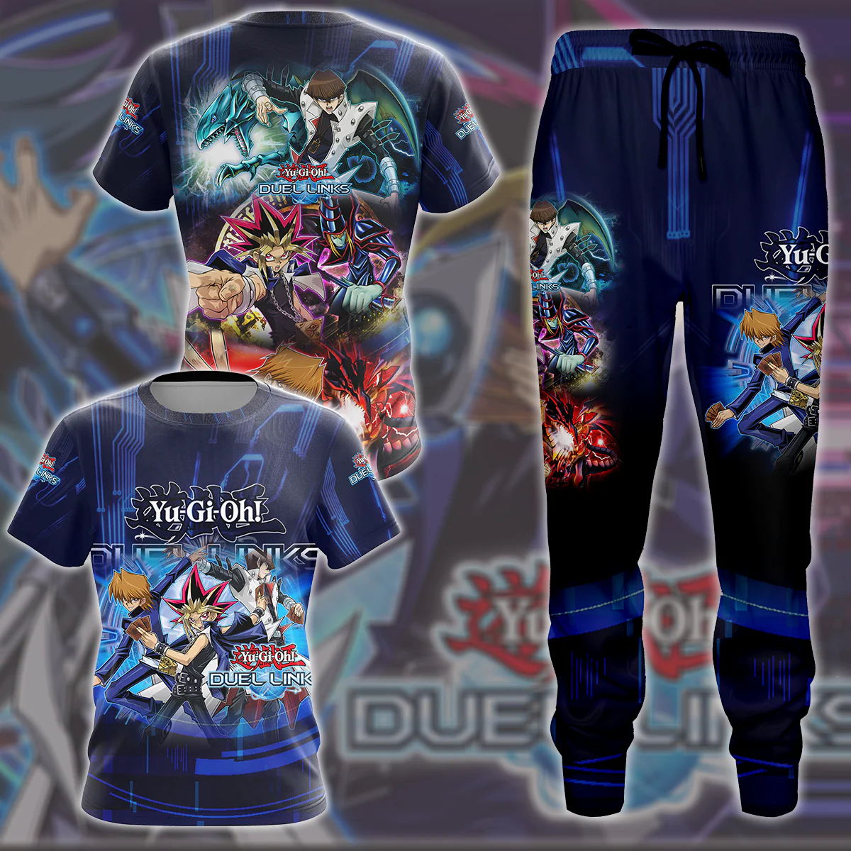 Yu-Gi-Oh! Duel Links Video Game All Over Printed T-shirt Tank Top Zip Hoodie Pullover Hoodie Hawaiian Shirt Beach Shorts Joggers - Image 8