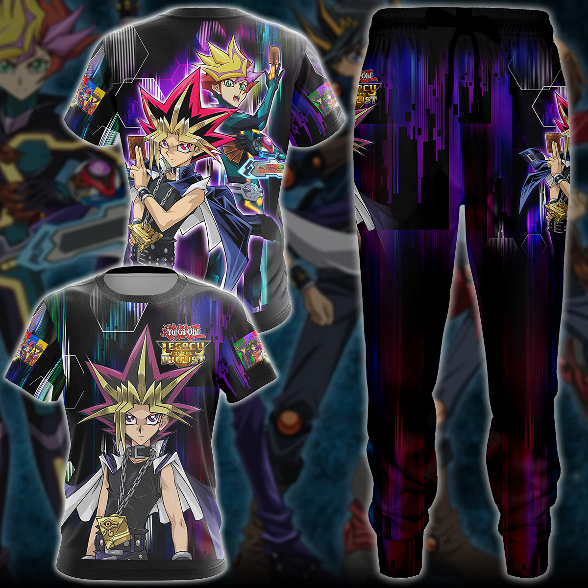 Yu-Gi-Oh! Legacy of the Duelist Video Game 3D All Over Printed T-shirt Tank Top Zip Hoodie Pullover Hoodie Hawaiian Shirt Beach Shorts Jogger - Image 3