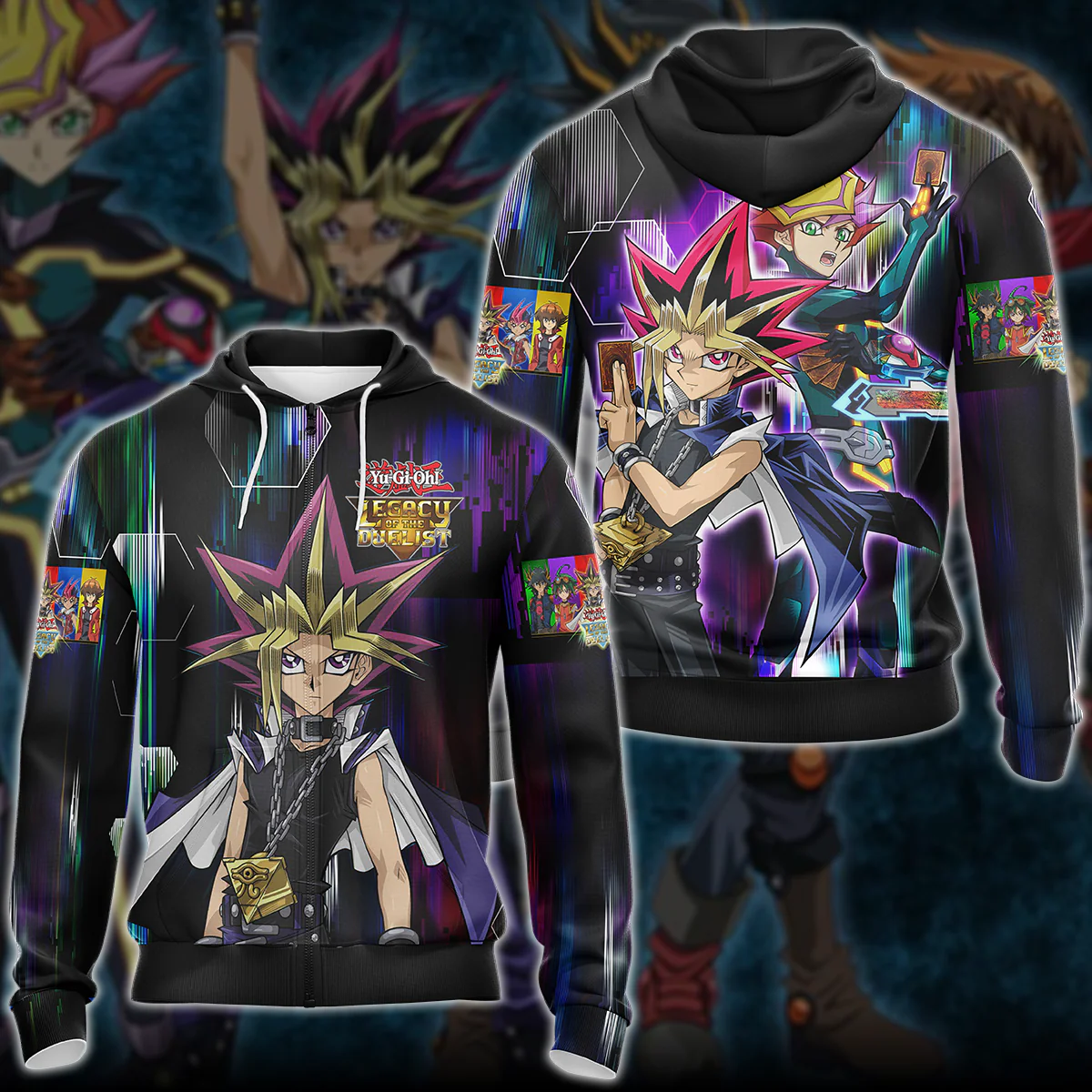 Yu-Gi-Oh! Legacy of the Duelist Video Game 3D All Over Printed T-shirt Tank Top Zip Hoodie Pullover Hoodie Hawaiian Shirt Beach Shorts Jogger - Image 4