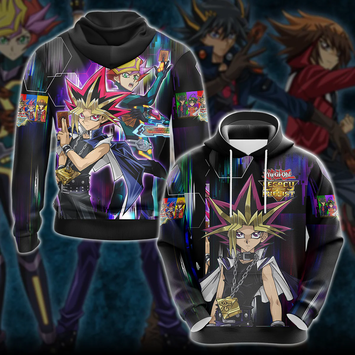 Yu-Gi-Oh! Legacy of the Duelist Video Game 3D All Over Printed T-shirt Tank Top Zip Hoodie Pullover Hoodie Hawaiian Shirt Beach Shorts Jogger - Image 5