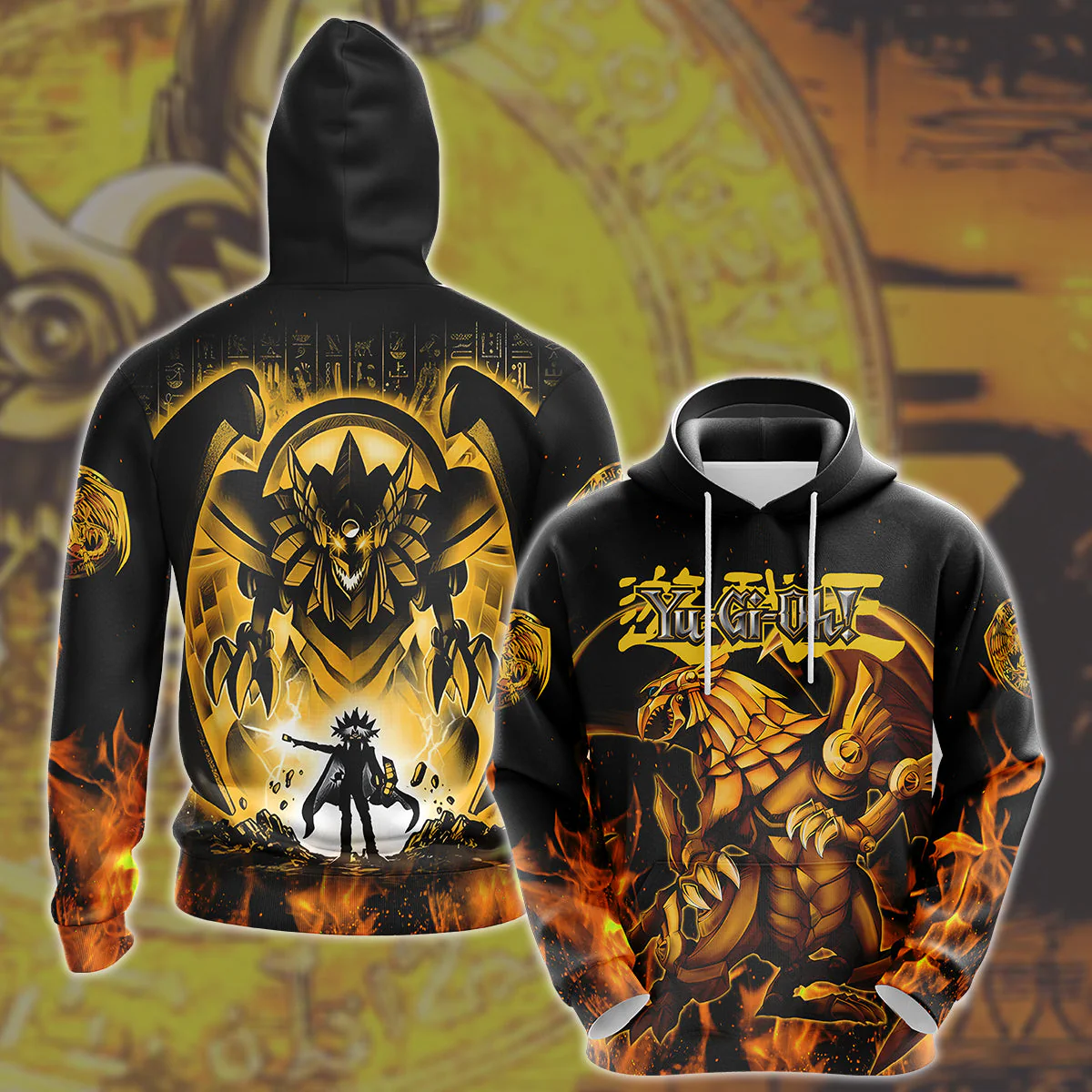 Yu-gi-oh! The Winged Dragon of Ra Video Game All Over Printed T-shirt Tank Top Zip Hoodie Pullover Hoodie Hawaiian Shirt Beach Shorts Joggers - Image 3
