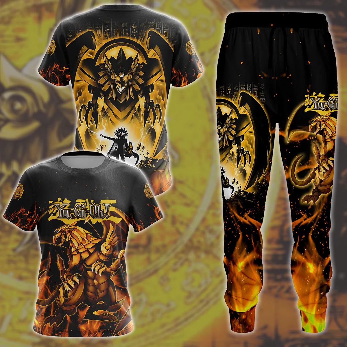 Yu-gi-oh! The Winged Dragon of Ra Video Game All Over Printed T-shirt Tank Top Zip Hoodie Pullover Hoodie Hawaiian Shirt Beach Shorts Joggers - Image 8