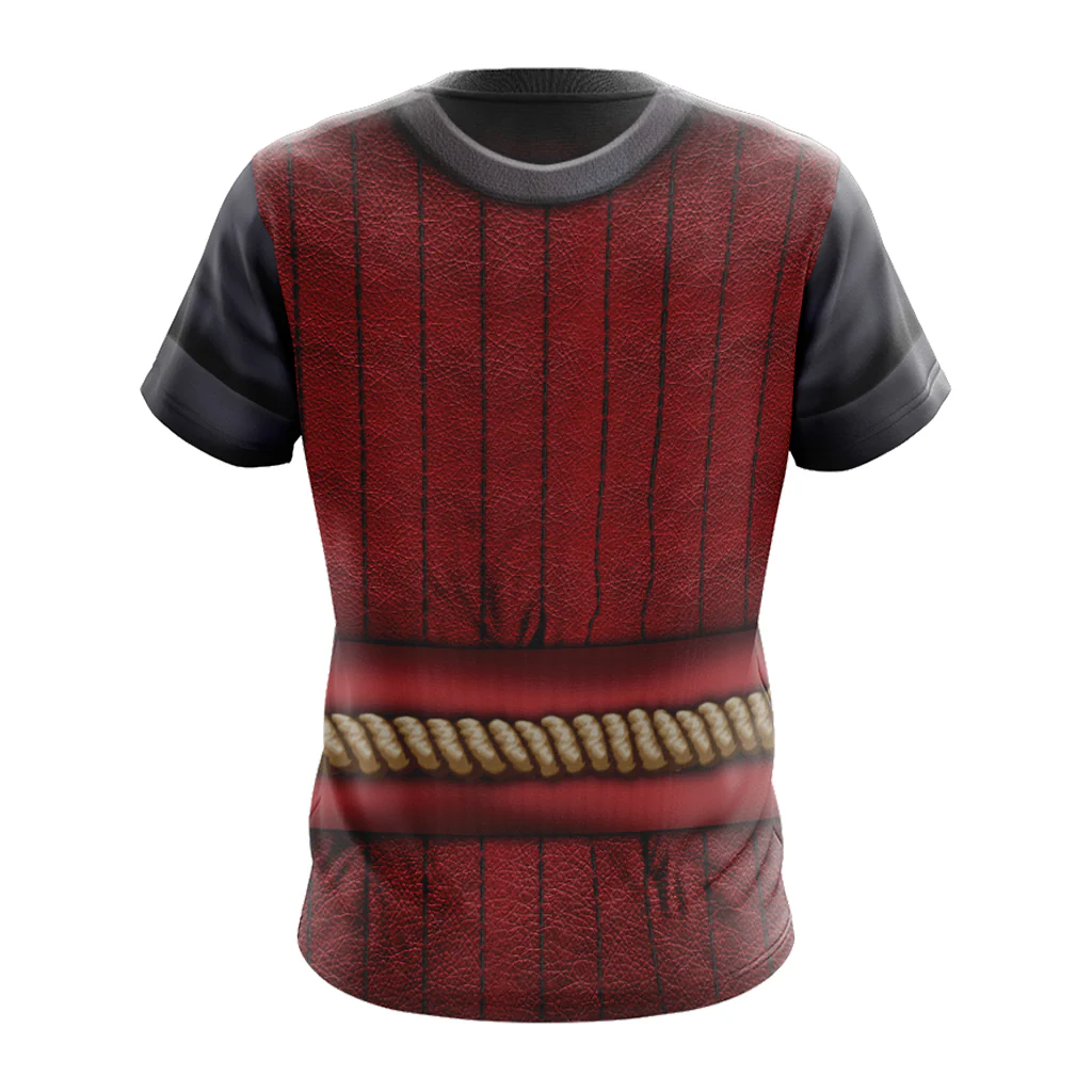 Mortal Kombat Liu Kang Cosplay Unisex 3D T-shirt Zip Hoodie - Image 3